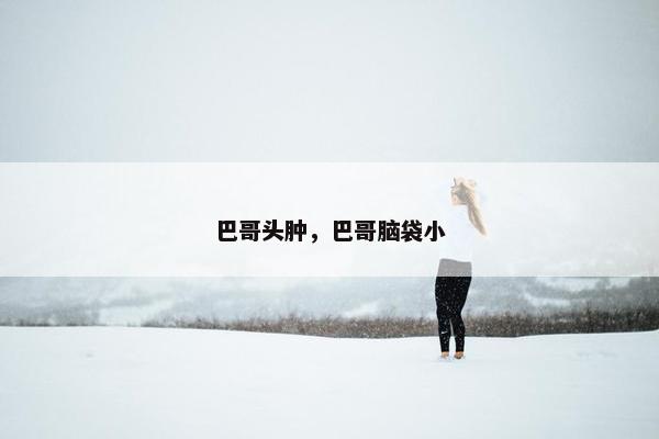 巴哥头肿，巴哥脑袋小