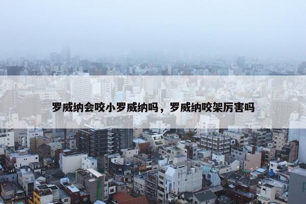 罗威纳会咬小罗威纳吗，罗威纳咬架厉害吗
