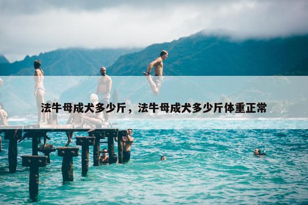 法牛母成犬多少斤，法牛母成犬多少斤体重正常
