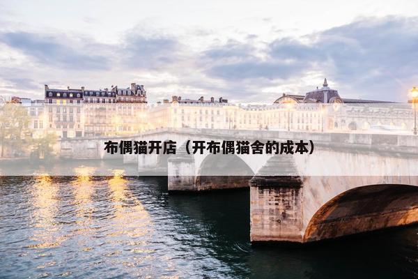 布偶猫开店（开布偶猫舍的成本）