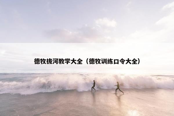 德牧拔河教学大全（德牧训练口令大全）