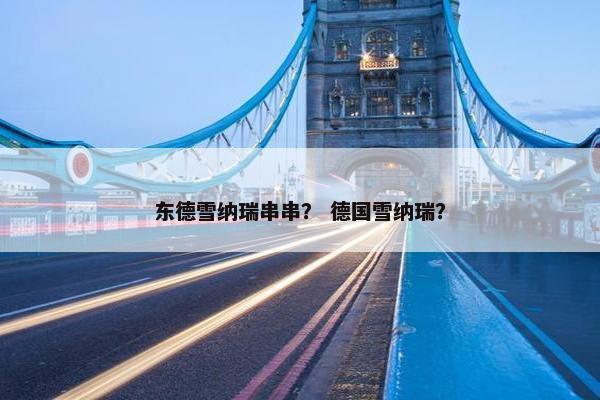 东德雪纳瑞串串？ 德国雪纳瑞？
