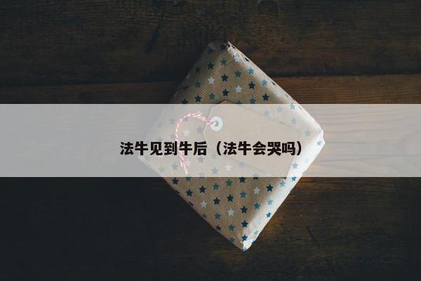 法牛见到牛后（法牛会哭吗）