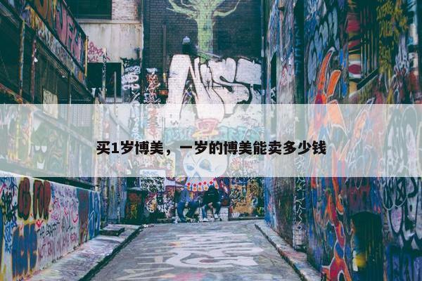 买1岁博美，一岁的博美能卖多少钱