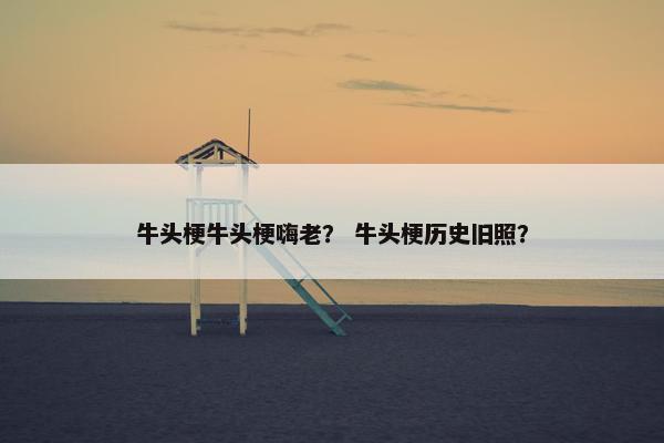 牛头梗牛头梗嗨老？ 牛头梗历史旧照？
