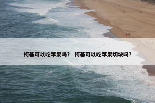 柯基可以吃苹果吗？ 柯基可以吃苹果切块吗？