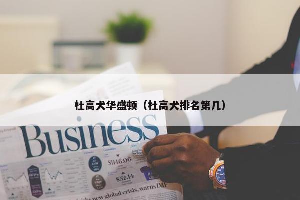 杜高犬华盛顿（杜高犬排名第几）