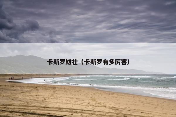 卡斯罗雄壮（卡斯罗有多厉害）
