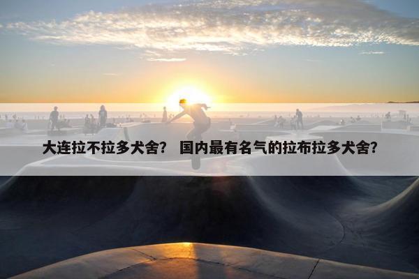 大连拉不拉多犬舍？ 国内最有名气的拉布拉多犬舍？