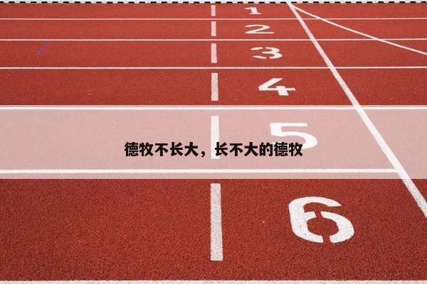 德牧不长大，长不大的德牧