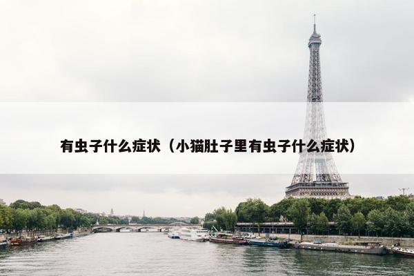有虫子什么症状（小猫肚子里有虫子什么症状）