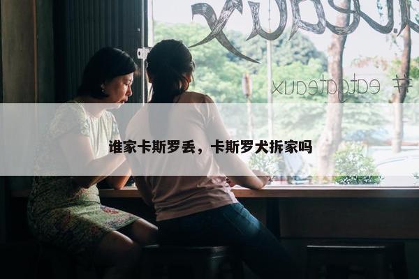 谁家卡斯罗丢，卡斯罗犬拆家吗