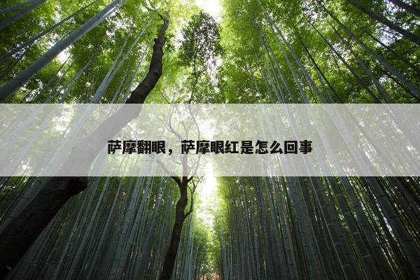 萨摩翻眼，萨摩眼红是怎么回事