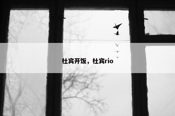 杜宾开饭，杜宾rio