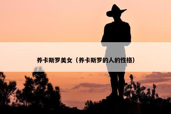 养卡斯罗美女（养卡斯罗的人的性格）