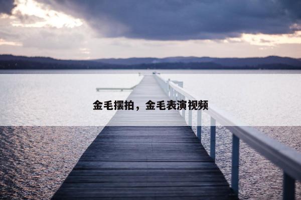 金毛摆拍，金毛表演视频