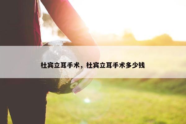 杜宾立耳手术，杜宾立耳手术多少钱