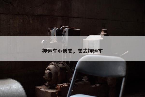 押运车小博美，美式押运车