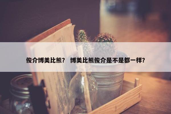 俊介博美比熊？ 博美比熊俊介是不是都一样？