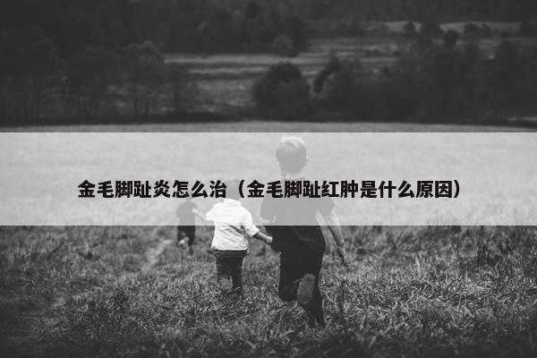 金毛脚趾炎怎么治（金毛脚趾红肿是什么原因）