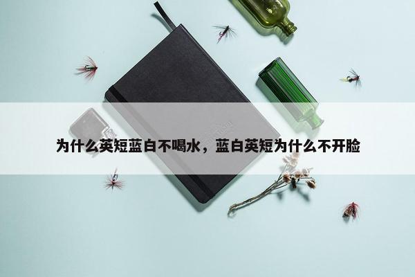 为什么英短蓝白不喝水，蓝白英短为什么不开脸