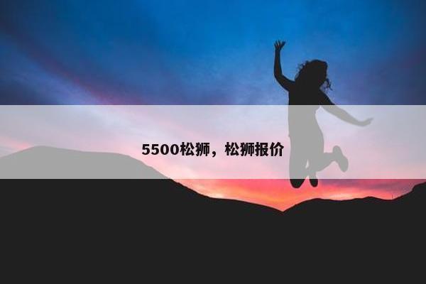 5500松狮，松狮报价