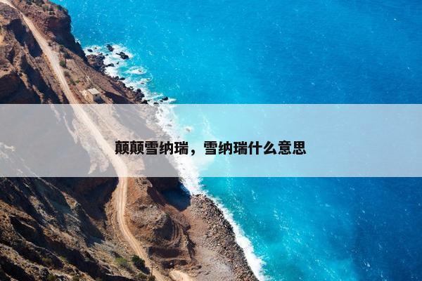 颠颠雪纳瑞，雪纳瑞什么意思