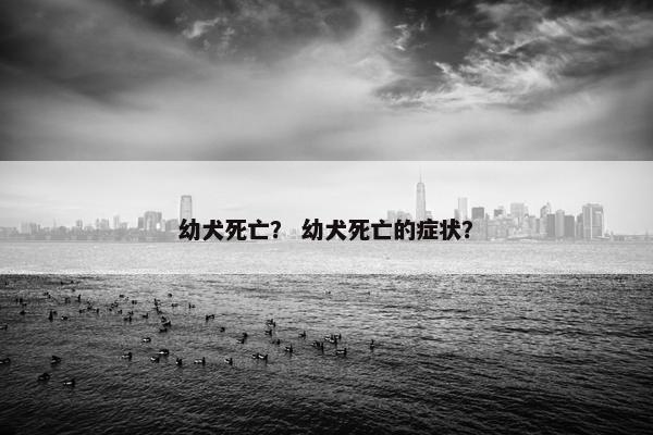幼犬死亡？ 幼犬死亡的症状？