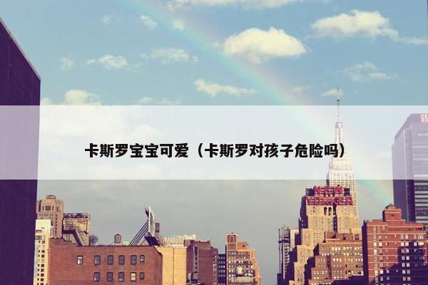 卡斯罗宝宝可爱（卡斯罗对孩子危险吗）