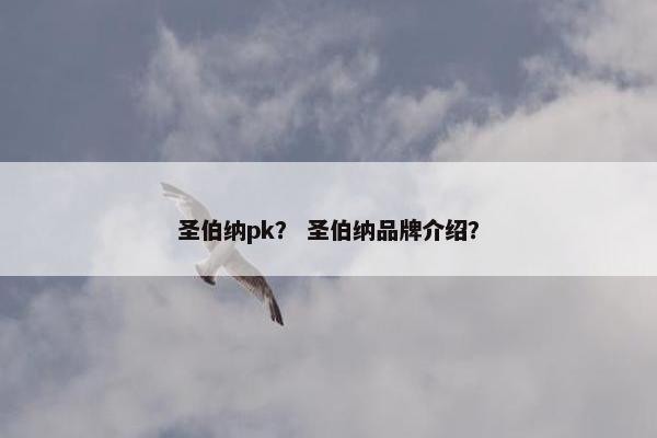 圣伯纳pk？ 圣伯纳品牌介绍？