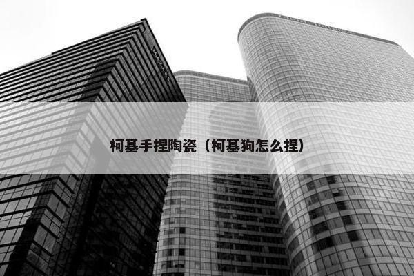 柯基手捏陶瓷（柯基狗怎么捏）