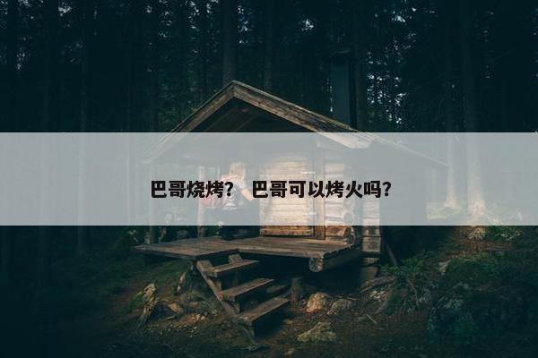 巴哥烧烤？ 巴哥可以烤火吗？