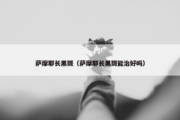 萨摩耶长黑斑（萨摩耶长黑斑能治好吗）