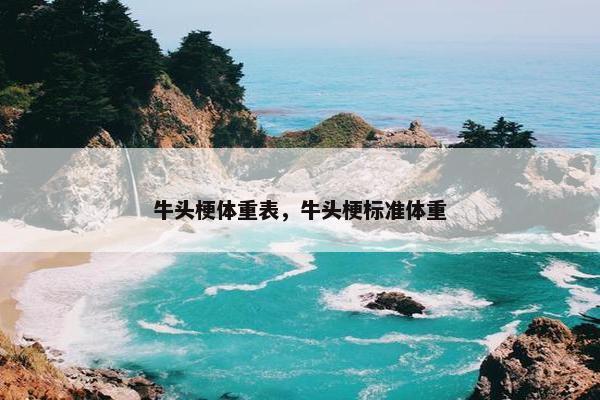 牛头梗体重表，牛头梗标准体重