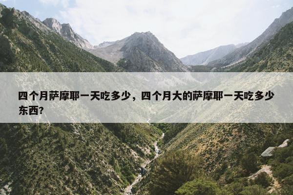 四个月萨摩耶一天吃多少，四个月大的萨摩耶一天吃多少东西?