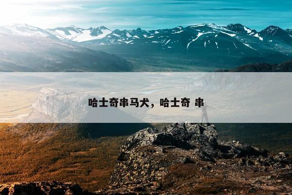 哈士奇串马犬，哈士奇 串